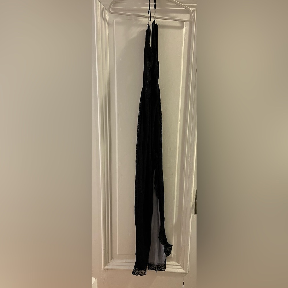 Stylish Black Lace Dress by Outcast